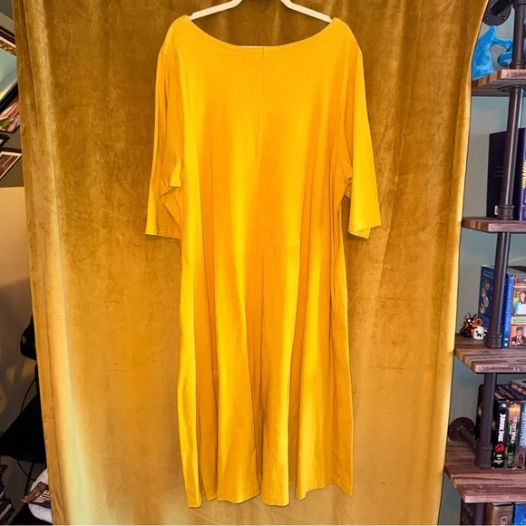 Bryn Walker Golden Yellow Dress - Picture 4 of 4